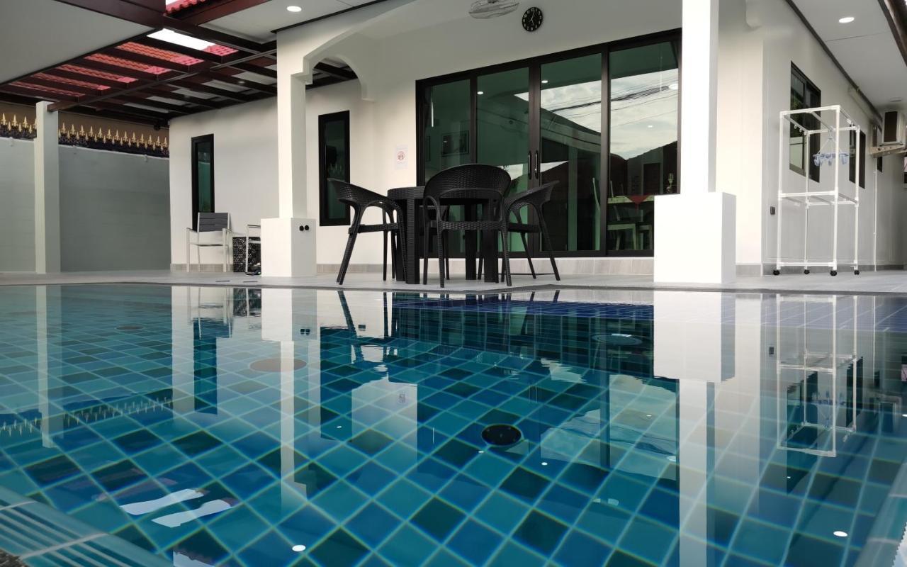 Private Pool Villa With Jacuzzi At Royal Park Village - Walk To The Beach - 6 People - Max 3 Males (Adults Only) Джомтьен Экстерьер фото